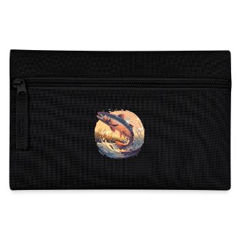 Lachse Lachs - Federtasche - Schwarz - Vorne