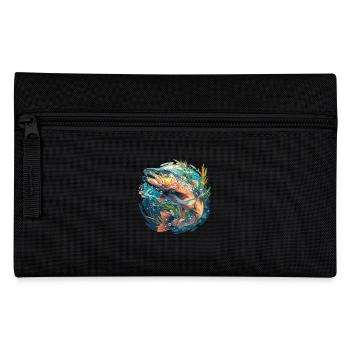 Lachse Lachs - Federtasche - Schwarz - Vorne
