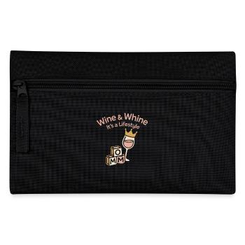 Single Mom Chaos Coordinator Wine - Pencil Case - black - Front