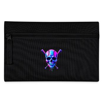 Baseball Skull Batte de Baseball - Trousse - noir - Devant