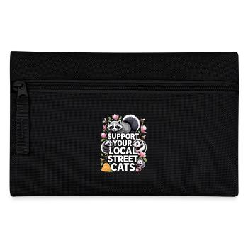 Support Local Street Cats Bee Style - Pencil Case - black - Front