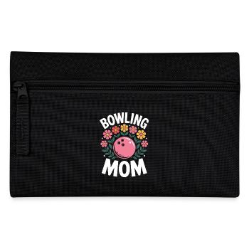 Bowling Spruch Mama Lustiges Bowling Geschenk - Federtasche - Schwarz - Vorne
