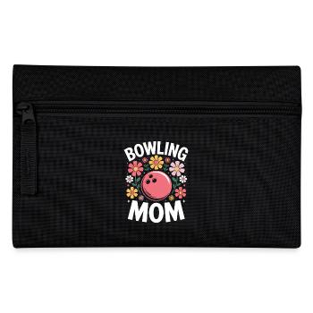 Bowling Spruch Mama Lustiges Bowling Geschenk - Federtasche - Schwarz - Vorne