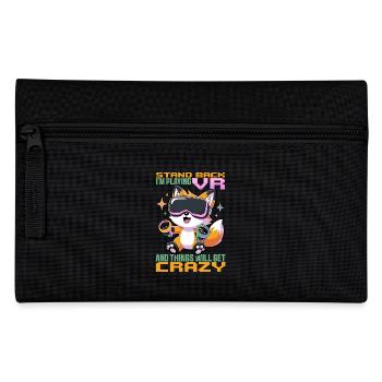 Gaming Fox VR Gamer - Pencil Case - black - Front