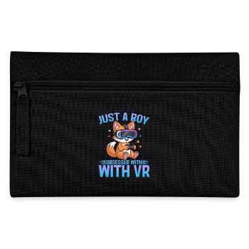 Gaming Fox VR Gamer - Pencil Case - black - Front