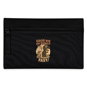 Grand comme un dinosaure ? Presque! Tyrannosaurus Rex Enfants - Trousse - noir - Devant