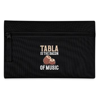 Tabla is the bacon of music - Pencil Case - black - Front