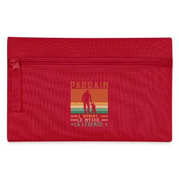 Godfather, man, myth, legend - Pencil Case - red - Front