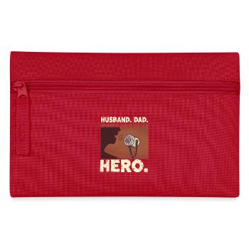 Commentateur Présentateur sportif Père - Trousse - rouge - Devant
