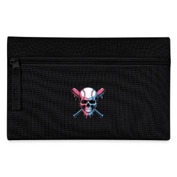 Baseball Skull Batte de Baseball - Trousse - noir - Devant