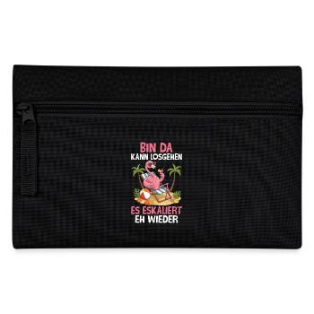 I'm there it can start, it escalates again anyway - Pencil Case - black - Front