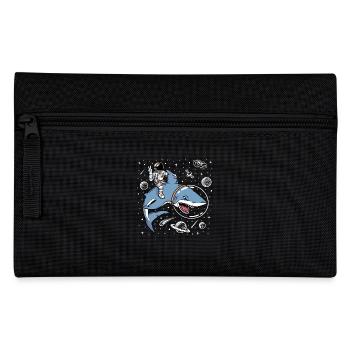 Astronaute chevauchant un requin de l’espace - Trousse - noir - Devant