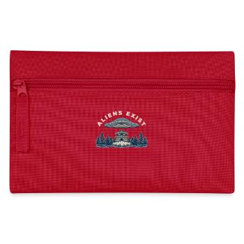 Alien UFO Abduction Cabin - Pencil Case - red - Front