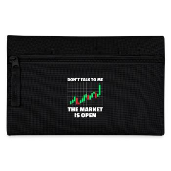 Don't talk to me Stock Market Stock Market Trader - Pencil Case - black - Front