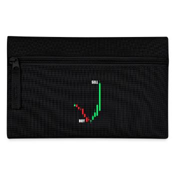 Buy Sell Stock Market Stock Market Trader - Pencil Case - black - Front