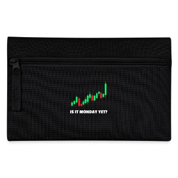 Is it monday yet? Stock Market Exchange Trader - Pencil Case - black - Front