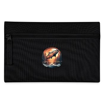 Lachse Lachs - Federtasche - Schwarz - Vorne