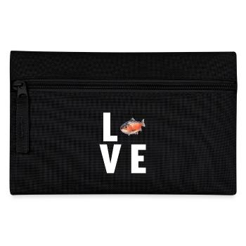 Lachse Lachs - Federtasche - Schwarz - Vorne