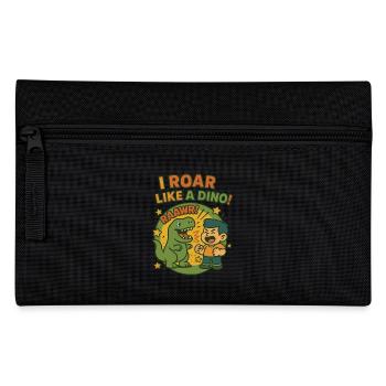Je rugis comme une pépinière de dinosaures T-rex - Trousse - noir - Devant