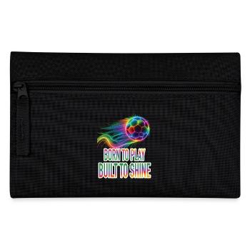 Ballon de Foot - Neon Arc-en-Ciel Football Sport - Trousse - noir - Devant