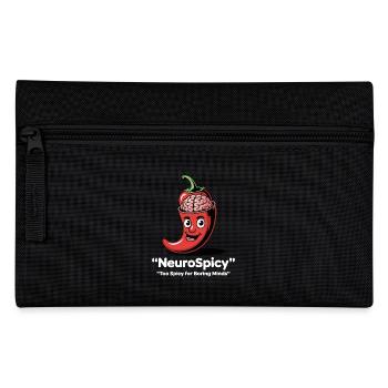 Neuro Spicy – Too spicy for boring minds - Pencil Case - black - Front