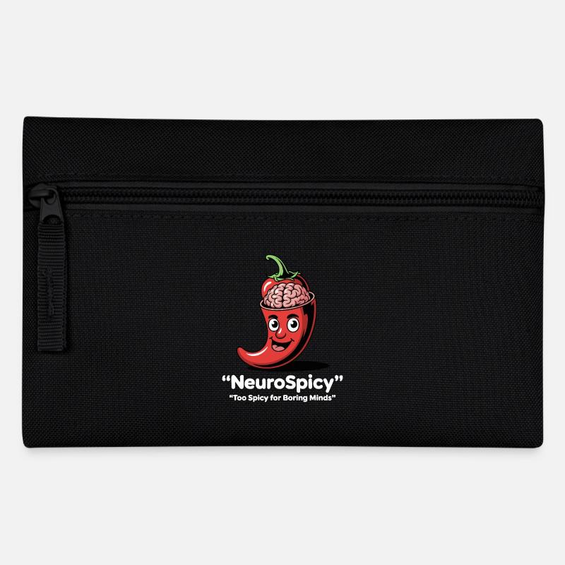Neuro Spicy – Zu scharf für langweilige Köpfe - Federtasche - Schwarz