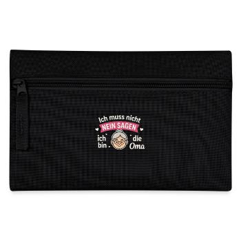 I'm the grandma – I'm allowed to do anything! - Pencil Case - black - Front