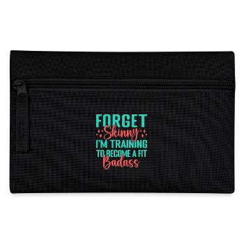 Fitness Motivation Bodybuilder Fit Badass - Pencil Case - black - Front