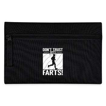 Marathon Don´t Trust Your Farts Running Gift - Federtasche - Schwarz - Vorne