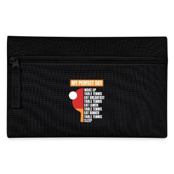 Tennis de table Dire Tennis de table Humour - Trousse - noir - Devant