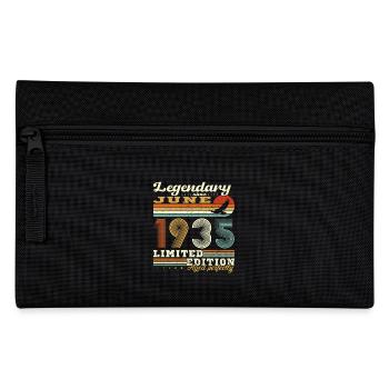 Juni 1935 Vintage Geburtstagsgeschenk Retro - Federtasche - Schwarz - Vorne