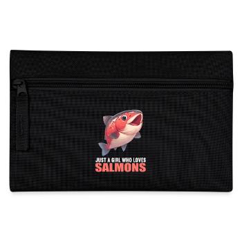 Lachse Lachs - Federtasche - Schwarz - Vorne