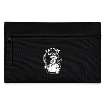 Doner Kebab Food Saying - Pencil Case - black - Front