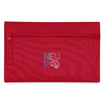 Neuro Brain Design for Science Enthusiasts - Pencil Case - red - Front