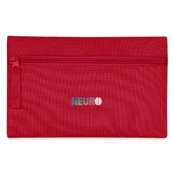 Neuro Brain Design for Science Enthusiasts - Pencil Case - red - Front