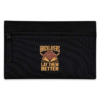 Funny Mason Saying Building Humor - Pencil Case - black - Front