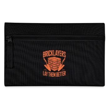 Funny Mason Saying Building Humor - Pencil Case - black - Front