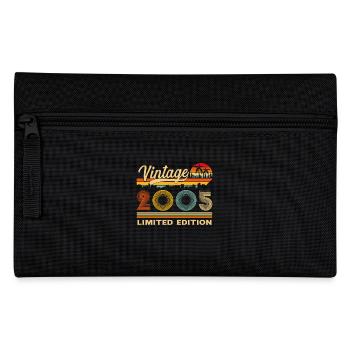 2005 Vintage Retro Cadeau D’anniversaire - Trousse - noir - Devant