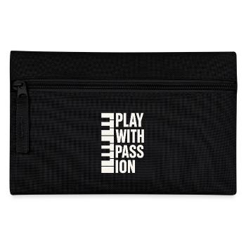 Classical Pianist Piano Life Music Recital - Pencil Case - black - Front