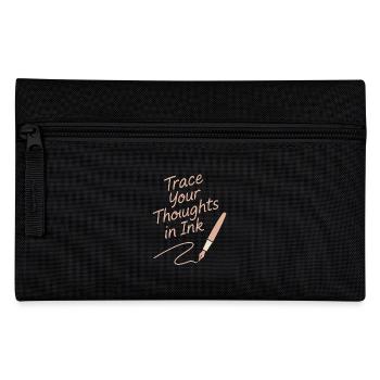 Journaling Aesthetic Creative Planner Life Writing - Pencil Case - black - Front