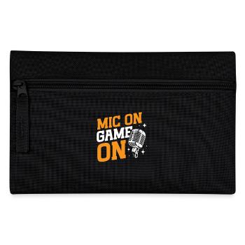 Funny Sports Announcer - Pencil Case - black - Front