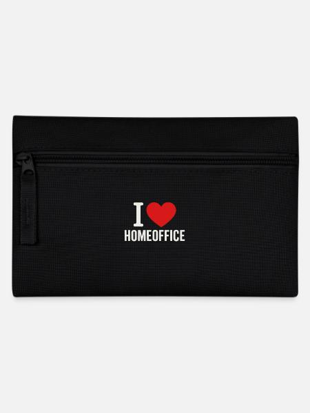 Ich liebe Homeoffice - Federtasche - Schwarz