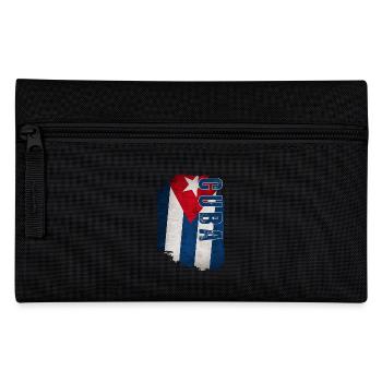 Vertical Cuban flag, Cuban pride - Pencil Case - black - Front