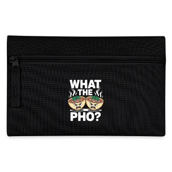 What The Pho Vietnam Travel Noodle Soup Love Pho - Pencil Case - black - Front