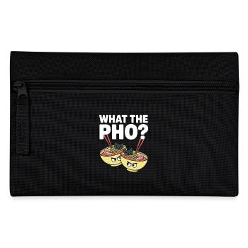 What The Pho Vietnam Reise Nudelsuppe Liebe Pho - Federtasche - Schwarz - Vorne