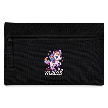 Unicorn Death Metal - Heavy Metal - Spruch - Pencil Case - black - Front