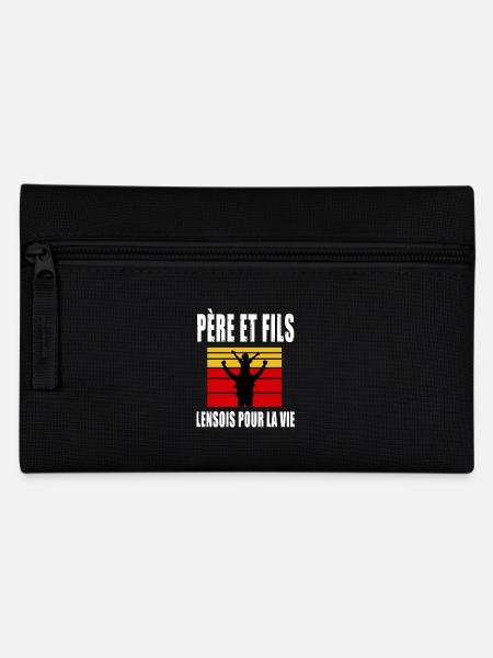 père et fils papa supporter lensois lens - Trousse - noir