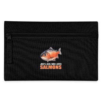 Lachse Lachs - Federtasche - Schwarz - Vorne