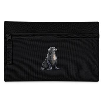Sea Lions Sea Lion - Pencil Case - black - Front