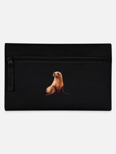 Seelöwen Seelöwe - Federtasche - Schwarz
